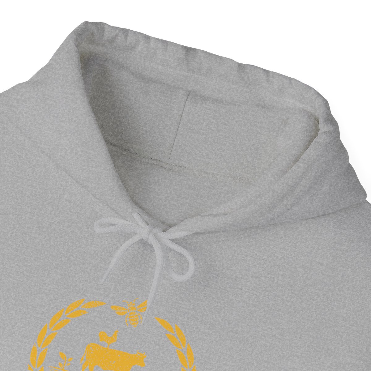 Bradshaw family farms logo on hoodie