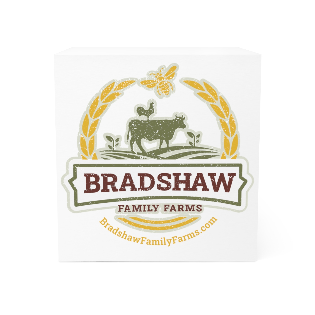 Promotional sticky notes for Farm in Asheville