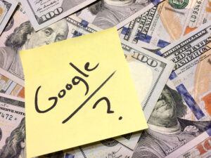 Does Google Ads Work For Small Business? Sticky note with money icon