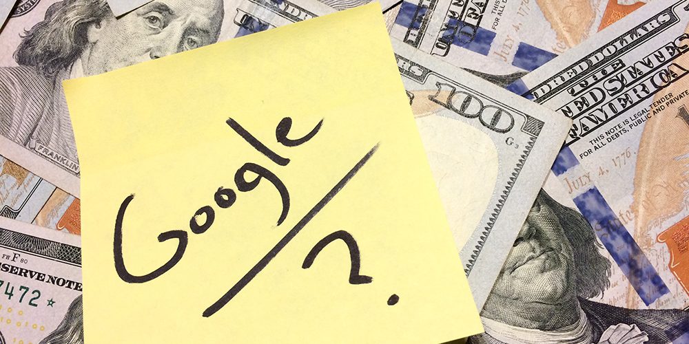 Does Google Ads Work For Small Business? Sticky note with money icon